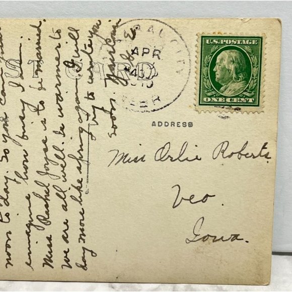 Postcard RPPC Central City NE Nebraska Real Photo Landmarks c1910 YMCA Church - Picture 6 of 6